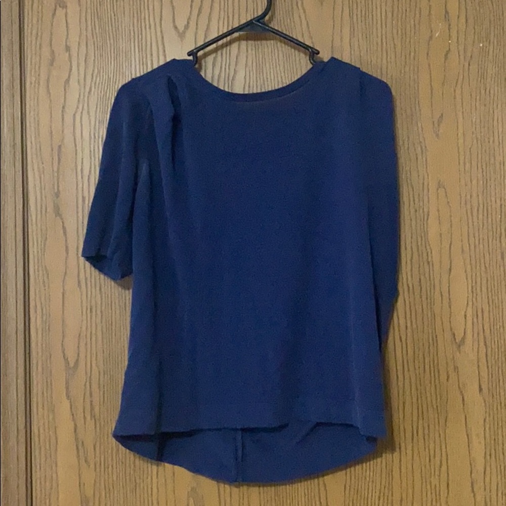 Navy blue blouse
